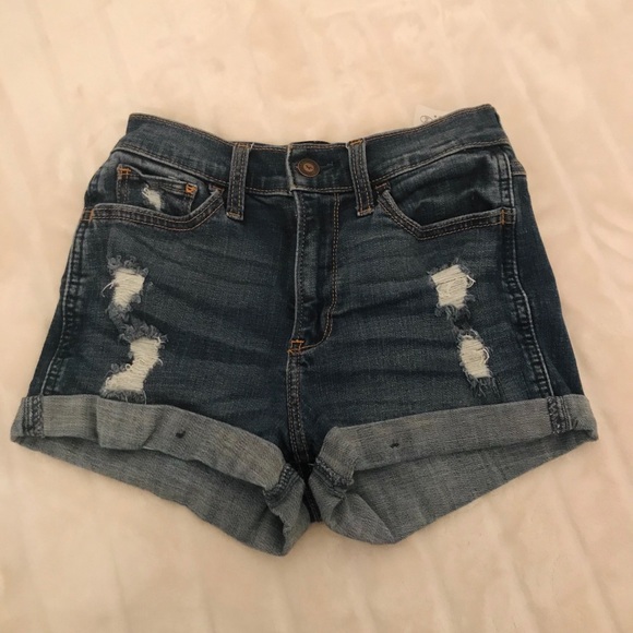 Hollister Pants - Hollister High Rise Jean Shorts